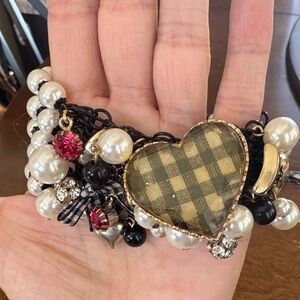 Betsey Johnson pearl bracelet